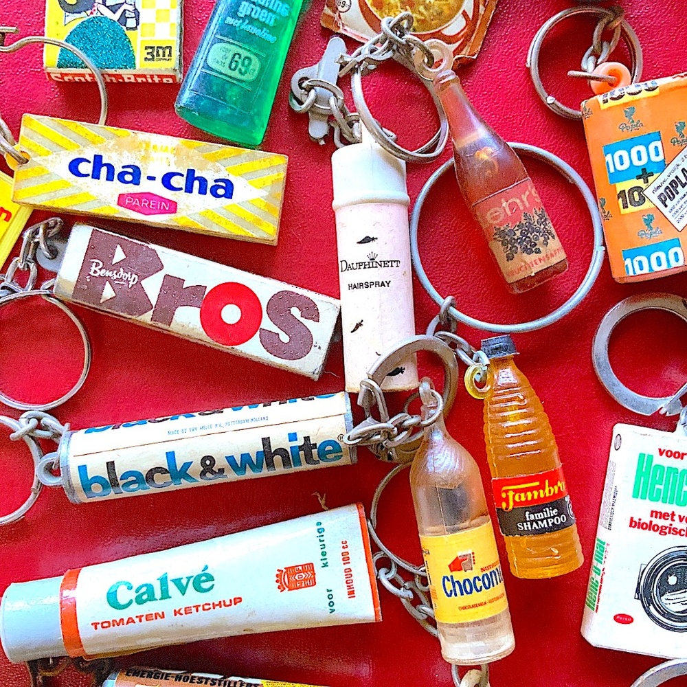 Tiny package design keychains from Scandinavia